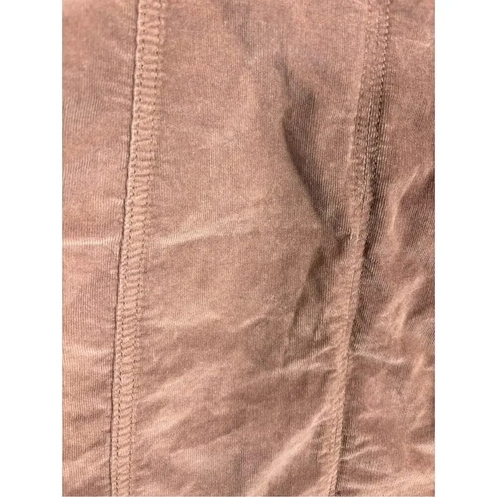 Free People Layla dark brown corduroy mini skirt women size 12